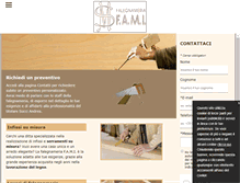 Tablet Screenshot of falegnameriafami.com